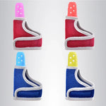 ZT001 Baby Silicone Molar Finger Cots Children Anti-Bite Hand Breathable Thumb Cots Teether Maternal And Baby Products, Pink, Yellow, Red, Blue, Blue Transparent, Red Transparent, Coffee Color-Red, Coffee Color-Purple, Coffee Color-Transparent
