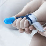 ZT001 Baby Silicone Molar Finger Cots Children Anti-Bite Hand Breathable Thumb Cots Teether Maternal And Baby Products, Pink, Yellow, Red, Blue, Blue Transparent, Red Transparent, Coffee Color-Red, Coffee Color-Purple, Coffee Color-Transparent