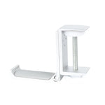 Headphone Bracket Internet Cafe Monitor Earphone Hanger Desktop Earphone Display Stand, Lock Clip Type (Silver), Paste Screw Type (Silver), Paste Screw Type (Black)