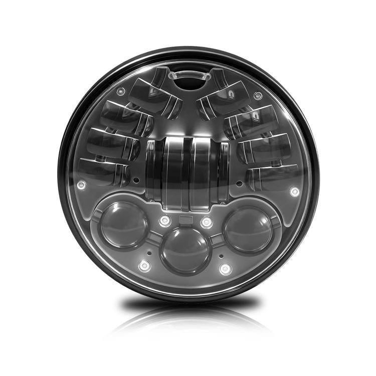 5.75-inch Aluminum Housing Matrix Angel Eye Motorcycle Headlight