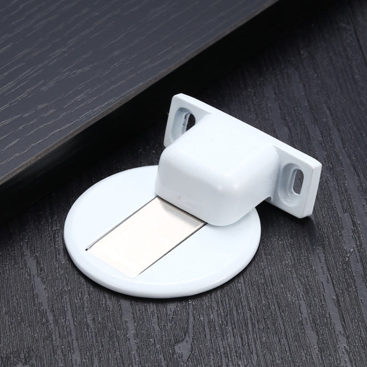 Zinc Alloy Non-Perforated Suction Silent Strong Magnetic Door Stopper, Red Ancient, Brushed Steel, Black, White, Yellow, Bright Gold, Bronze