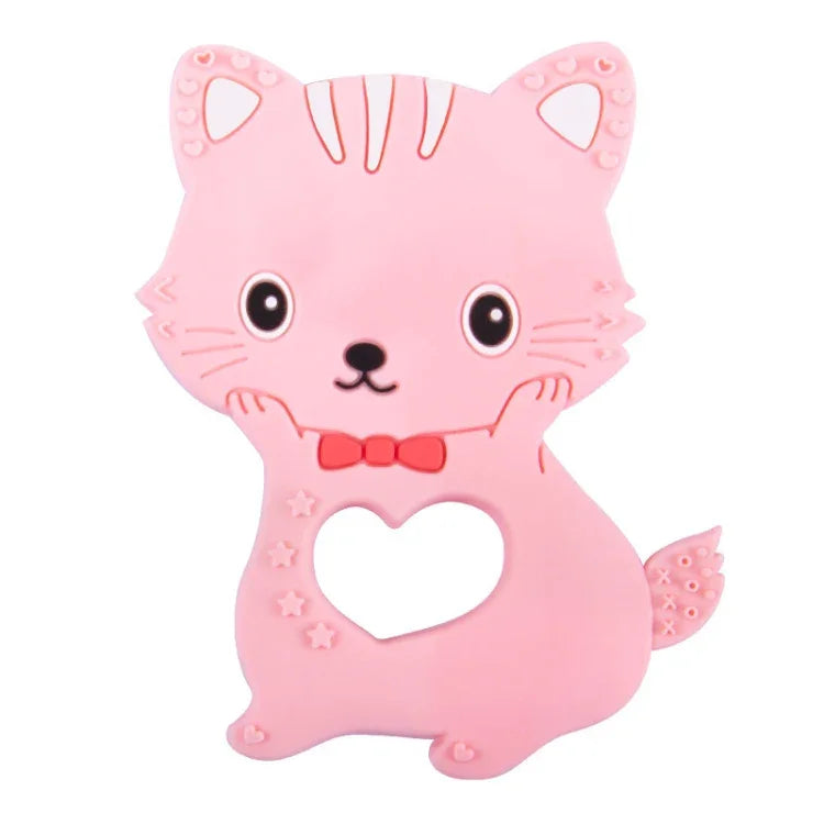 MJYJ019 Silicone Baby Teether Children Molar Stick Toy, Pink, Blue, Orange, Small Fish-Blue, Small Fish-Pink, Small Fish-Green, Fox-Blue, Fox-Pink, Fox-Green, Monkey-Pink, Monkey-Orange, Monkey-Coffee, Kitten-Coffee, Kitten-Blue, Kitten-Pink