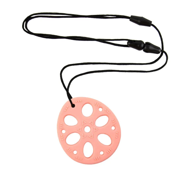 M010093 Silicone Lotus Root Tablets Baby Soothing Teether Children Molars Toys Maternal And Child Supplies, Colour: Beige With Lanyard, Pink, Yellow, Blue, Beige, Pink With Lanyard, Yellow With Lanyard, Blue With Lanyard, Beige With Lanyard