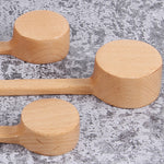 Long-Handled Wooden Spoon Seasoning Spoon Dessert Coffee Milk Tea Spoon, Seasoning Spoon Small, Seasoning Spoon Medium, Seasoning Spoon Large