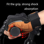 WEST BIKING YP0211196 Half-Finger Shock-Absorbing Anti-Skid Motorcycle Bike Gloves Riding Equipment, S, M, L, XL