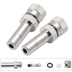 Humidifying And Dedusting Cooling Atomizing Sprinkler Quick-Plug Fog Misting Nozzle, 0.15mm, 0.2mm, 0.3mm, 0.4mm, 0.6mm, 0.7mm, 0.8mm