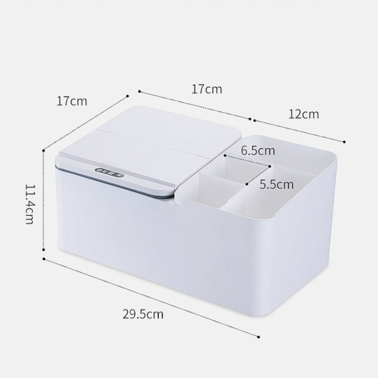 EXPED SMART Intelligent Induction Desktop Electric Storage Box, USB Charging (Gray)
