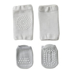 Summer Children Knee Pads Baby Floor Socks Baby Non-Slip Crawling Sports Protection Suit, S 0-1 Years Old, M 1-3 Years Old