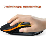 2 PCS T-WOLF V1 USB Interface 3-Buttons 1200 DPI Wired Mouse 7-Color Backlit Gaming Mouse, Cable Length: 1.35m