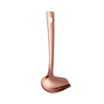 304 Stainless Steel Oil Spoon Thickened Soup Spoon Pouring Sauce Spoon, Soup Spoon (Silver), Soup Spoon (Magic Colorful), Soup Spoon (Golden), Soup Spoon (Rose Gold), Soup Spoon (Magic Red)
