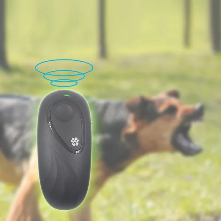 Portable Dog Repeller Adjustable Frequency Ultrasonic Dog Training Device, Black, Gray, ArmyGreen