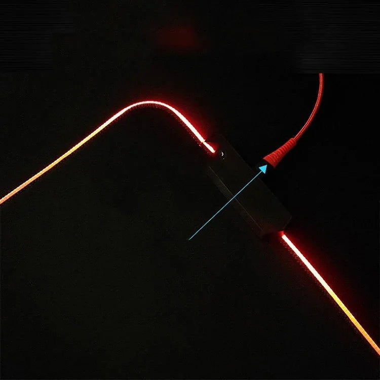 F-01 Rubber Thermal Transfer RGB Luminous Non-Slip Mouse Pad, 300x350x4mm, 350x600x3mm, 350x600x4mm, 300x800x3mm, 300x800x4mm