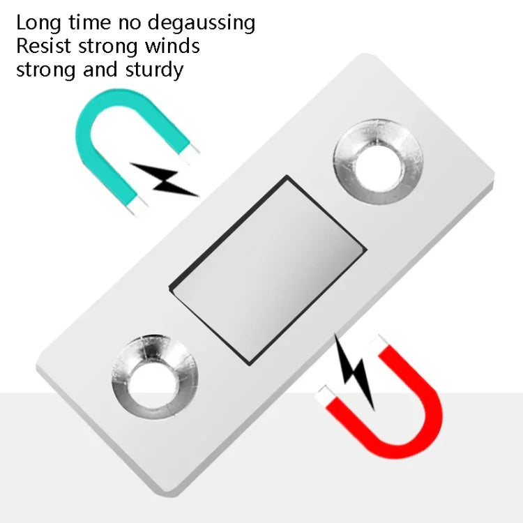 Punch-Free Invisible Cabinet Door Magnetic Suction Launcher Door Suction Double Magnet Sliding Door Suction, Black, Golden, Green Bronze, Red Bronze, Yellow Bronze