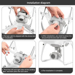 Camera Gimbal Lock Buckle Lock Holder Protection Cover For DJI Phantom 4 Pro