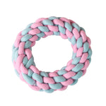 Cotton Rope Dog Molar Teeth Cleaning Toy Candy Color Woven Cotton Rope, Cotton Rope Single Ball, Single Ball, Double Ball, Hand Pulling Ball, 5 PCS Dumbbell Ball, 3 PCS Donut, Bone, Corn Stick, 7 Corn Handle Stick, 7 PCS Tuning Knot Color Randomly