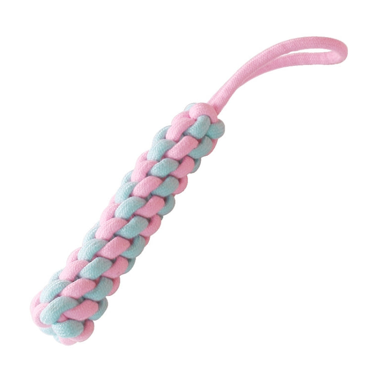 Cotton Rope Dog Molar Teeth Cleaning Toy Candy Color Woven Cotton Rope, Cotton Rope Single Ball, Single Ball, Double Ball, Hand Pulling Ball, 5 PCS Dumbbell Ball, 3 PCS Donut, Bone, Corn Stick, 7 Corn Handle Stick, 7 PCS Tuning Knot Color Randomly