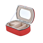 HN-001 Travel Portable Ring Lipstick Jewelry Storage Box, Necklace Version Pink, Mirror Version Pink, Necklace Version Blue, Mirror Version Blue, Necklace Version Orange, Mirror Version Orange, Necklace Version Gold, Mirror Version Gold                ...