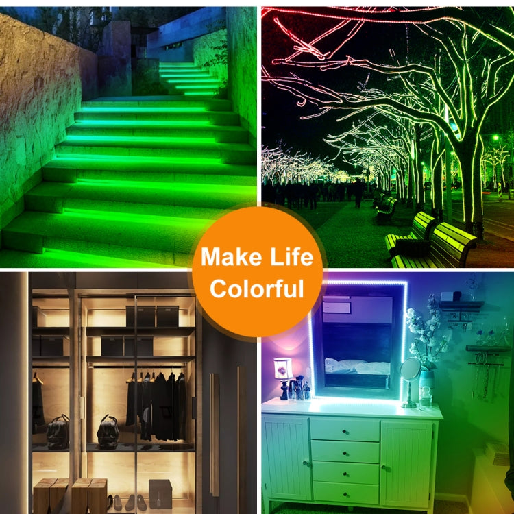 LED Light Strip 16 Color Remote Control RGB Light Belt USB Symphony Neon Decorative Soft Light Bar, 3m, 4m