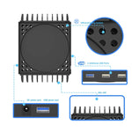 JYS X133 Multi-Function Cooling Base + Game Disc Storage For XBOXSeries X Host, JYS X133