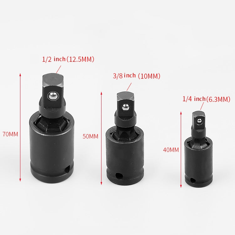 Windurate Universal Joint Connector Electric Wrench Sleeve Joint Electrical Steering Head, Specification : 1/4 inch, 1/2 inch, 1/4 inch, 3/8 inch