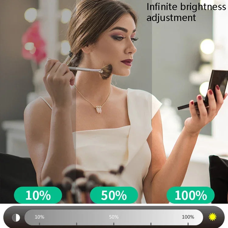 LED Makeup Lamp Mirror Front Beauty Fill Light Hand Sweep Sensation Lamp, 2 Bulbs, 6 Bulbs, 10 Bulbs, 14 Bulbs