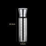 304 Stainless Steel Sea Salt Pepper Grinder Home Pepper Coffee  Manual Grinding Bottle, 450ml