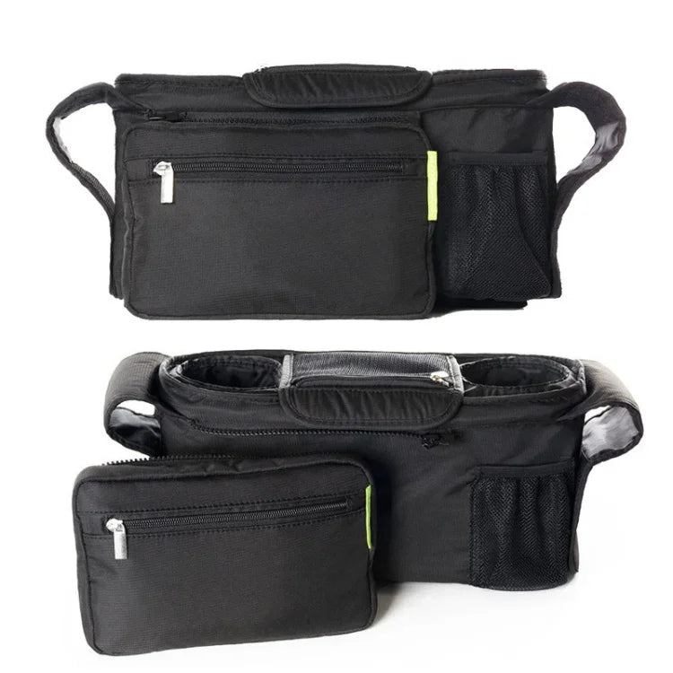 Baby Stroller Storage Hanging Bag Large Capacity Storage Bag Foldable Storage Basket Hanging Bag, Stroller Storage Bag