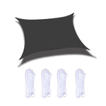 Outdoor Garden Sunshade Sail Waterproof Anti-UV Canopy, Size: 2m x 4m, 2m x 4m