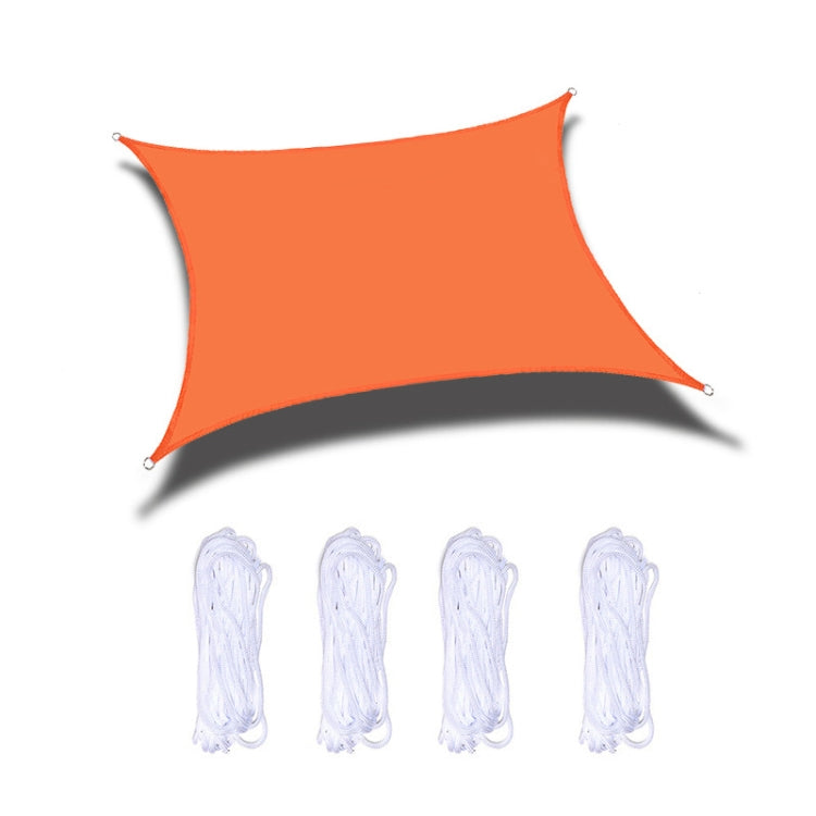 Outdoor Garden Sunshade Sail Waterproof Anti-UV Canopy, Size: 2m x 4m, 2m x 4m