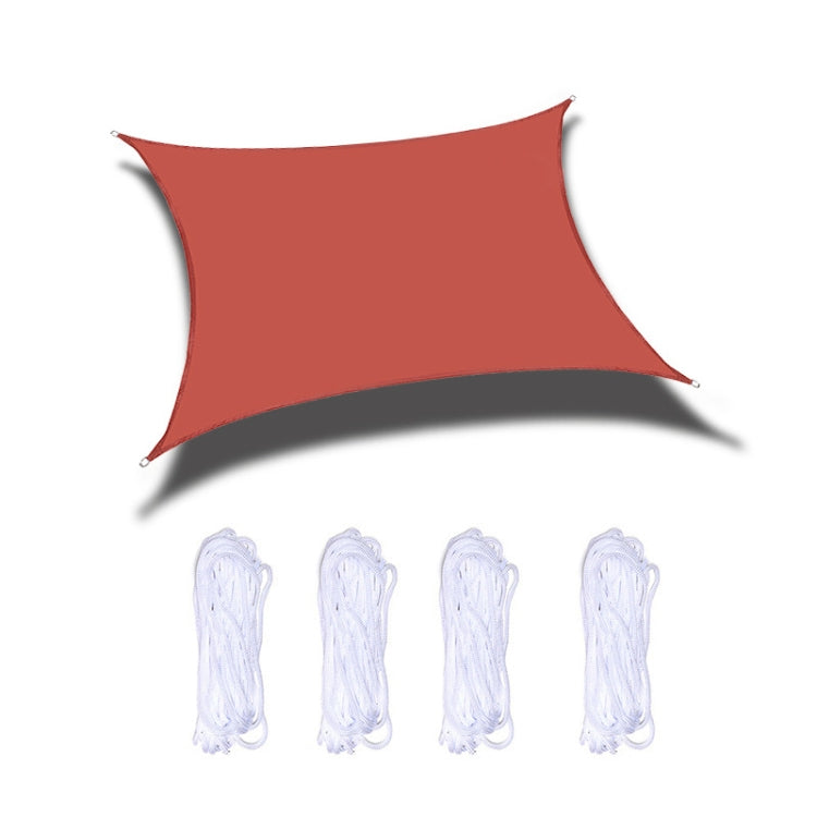 Outdoor Garden Sunshade Sail Waterproof Anti-UV Canopy, Size: 2m x 4m, 2m x 4m