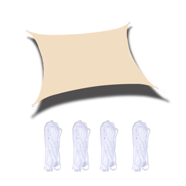 Outdoor Garden Sunshade Sail Waterproof Anti-UV Canopy, Size: 3m x 6m, 3m x 6m