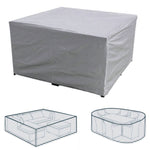 Outdoor Garden Tables And Chairs Dustproof And Waterproof Cover, 242x162x100cm, 308x138x89cm, 213x132x74cm, 180x120x74cm, 126x126x74cm, 123x61x72cm, 115x115x70cm, 315 x160x74cm, 230x165x80cm, 210x140x80cm, 210x110x70cm, 205x104x71bm, 170x94x70cm       ...