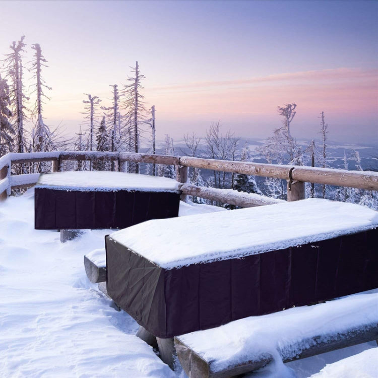 Outdoor Oxford Cloth Furniture Cover Garden Dustproof Waterproof And UV-Proof Table And Chair Protective Cover, 242x162x100cm, 308x138x89cm, 213x132x74cm, 180x120x74cm, 126x126x74cm, 123x61x72cm, 115x115x74cm, 315x160x74cm, 230x165x80cm, 210x140x80cm  ...