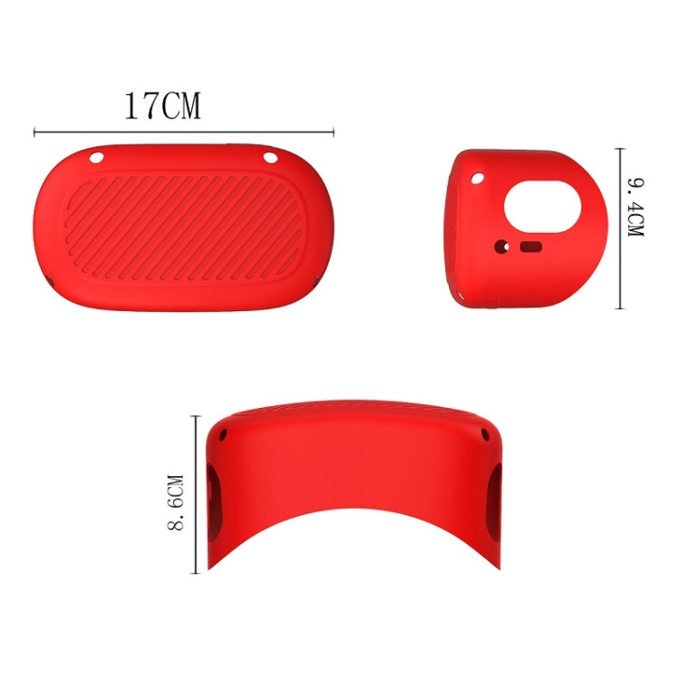 VR Glasses Silicone Waterproof Dust-Proof And Fall-Proof Protective Shell For Meta Quest, Black, White, Red, Luminous Green