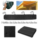 Outdoor Patio Canopy Awning Waterproof Cover Retractable Dustproof Protective Cover, 2m, 2.5m, 3m, 3.5m, 4m, 4.5m, 5m