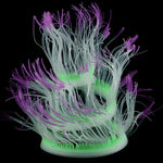 Aquarium Fish Tank Landscaping Decoration Silica Gel Simulation Software Coral Fluorescent Anemone, Size:, 50cm, 75cm, 100cm