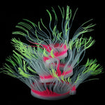 Aquarium Fish Tank Landscaping Decoration Silica Gel Simulation Software Coral Fluorescent Anemone, Size:, 50cm, 75cm, 100cm