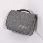 Travel Waterproof Wash Bag Portable Dust-Proof Storage Bag Hanging Cosmetic Bag, Purple, Black, Grey, Wine Red, Sky Blue, Navy
