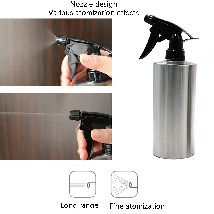 304 Stainless Steel Sprinkle Watering Can Pouring Flower Bottle, 250ml, 350ml