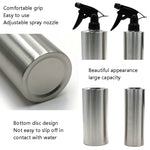 304 Stainless Steel Sprinkle Watering Can Pouring Flower Bottle, 250ml, 350ml