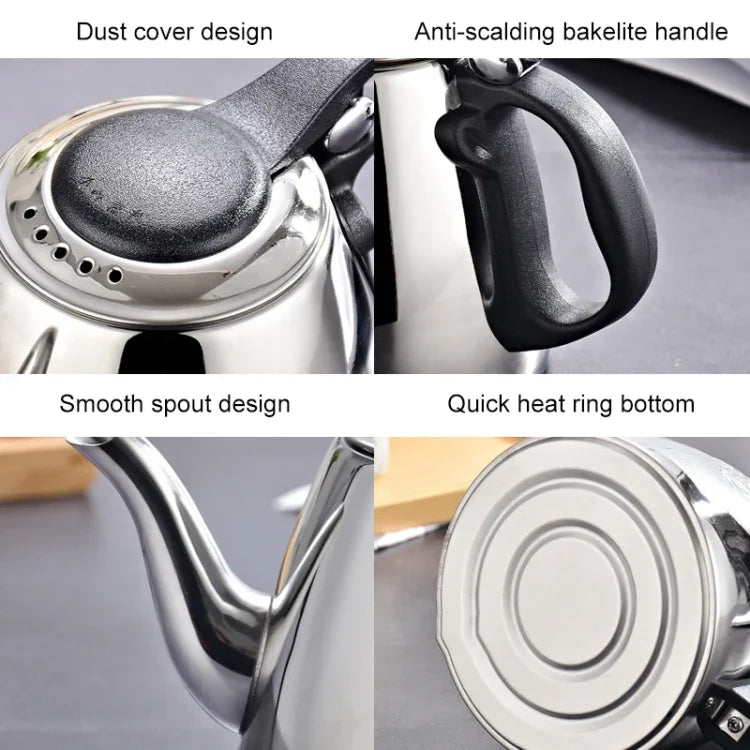 304 Stainless Steel Kettle Small Teapot, 1.2L