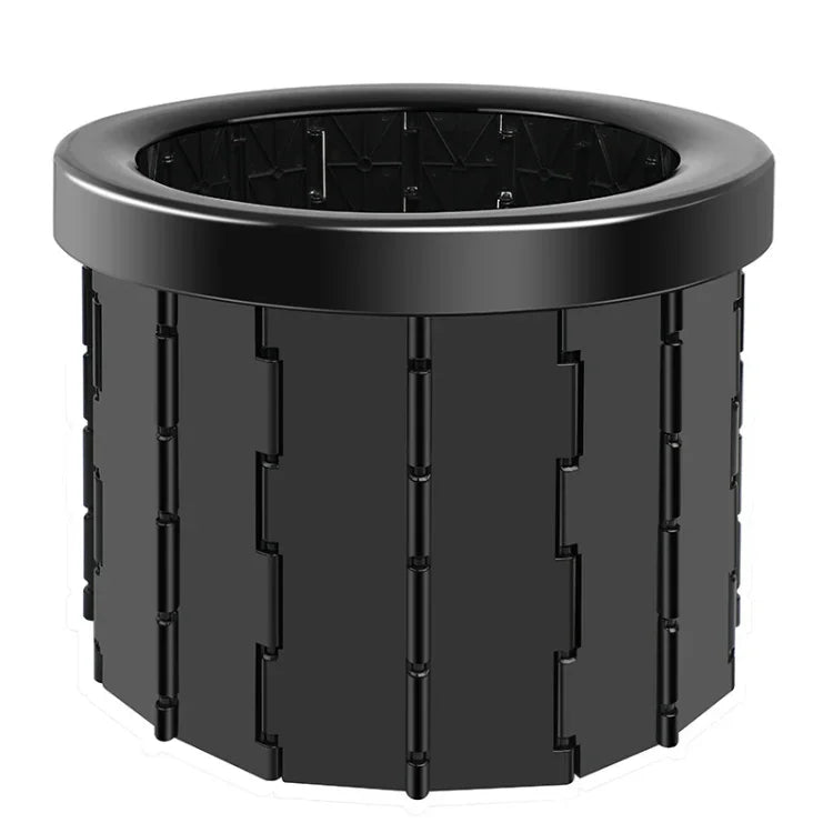 Folding Toilet Travel Car Toilet With Cover Indoor Portable Emergency Camping Toilet, Folding Toilet(Black), Folding Toilet(Grey)