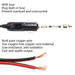 Car Compressor Refrigerator Line 12/24V Semiconductor Refrigerator Power Cord Cigarette Lighter Line, With Switch 1m, With Switch 2m, With Switch 4m, With Switch 5m, Without Switch 1m, Without Switch 2m, Without Switch 5m