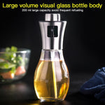 Stainless Steel Glass Bottle Barbecue Cooking Seasoning Oil Pot Sprayer Oil Injection Kettle Oil Spray Bottle, Oil Spray Bottle