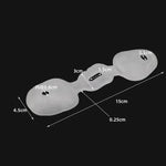 SEBS Material Big Feet Hallux Valgus Corrector Soft and Comfortable Correction Belt, 1 Pair SEBS White