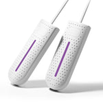 10W Household Shoe Dryer Shoe Deodorant Shoe Dryer Smart Timed Folding Shoe Baker Socks Dryer, With Purple Lamp EU Plug, Without Purple Lamp  EU Plug