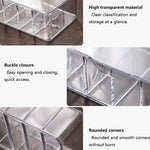 Dust Storage Line Box Hub Finishing Box Desktop Data Cable Storage Box, Specification: 8 Grid Basic, 8 Grid Basic, 8 Grid Increase, 8 Grid Increase With Cover