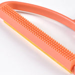 Hair Sticking Ball-Removing Brush Winter Clothing Woolen Coat Manual Depilator And Hair Removal Brush, Blue, Orange