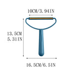 Hair Sticking Ball-Removing Brush Winter Clothing Woolen Coat Manual Depilator And Hair Removal Brush, Blue, Orange