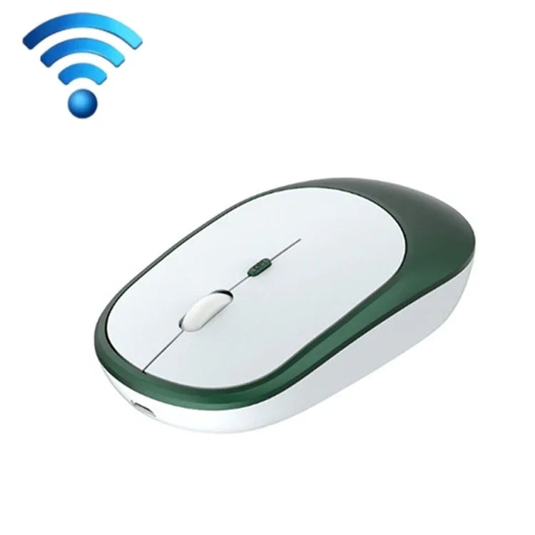 M030 4 Keys 1600DPI Laptop Office Mute Mouse, Style:, Wireless (Ink Green), Wireless (Blue), Wireless (Pink), Wireless (Gray), Wireless (White), Wireless (Black), Double Mode (Ink Green), Dual Mode (Pink), Double Mode (Gray), Double Mode (White)